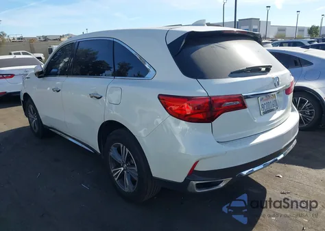 2017 Acura Mdx from USA, damaged, VIN 5J8YD3H33HL001050